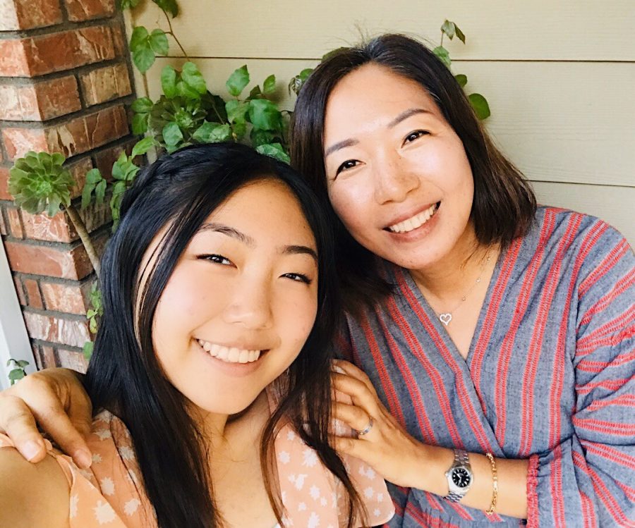 Wildcat Food Editor Amber Kim and her mom, Helen, together, a month after the breast reconstruction surgery.