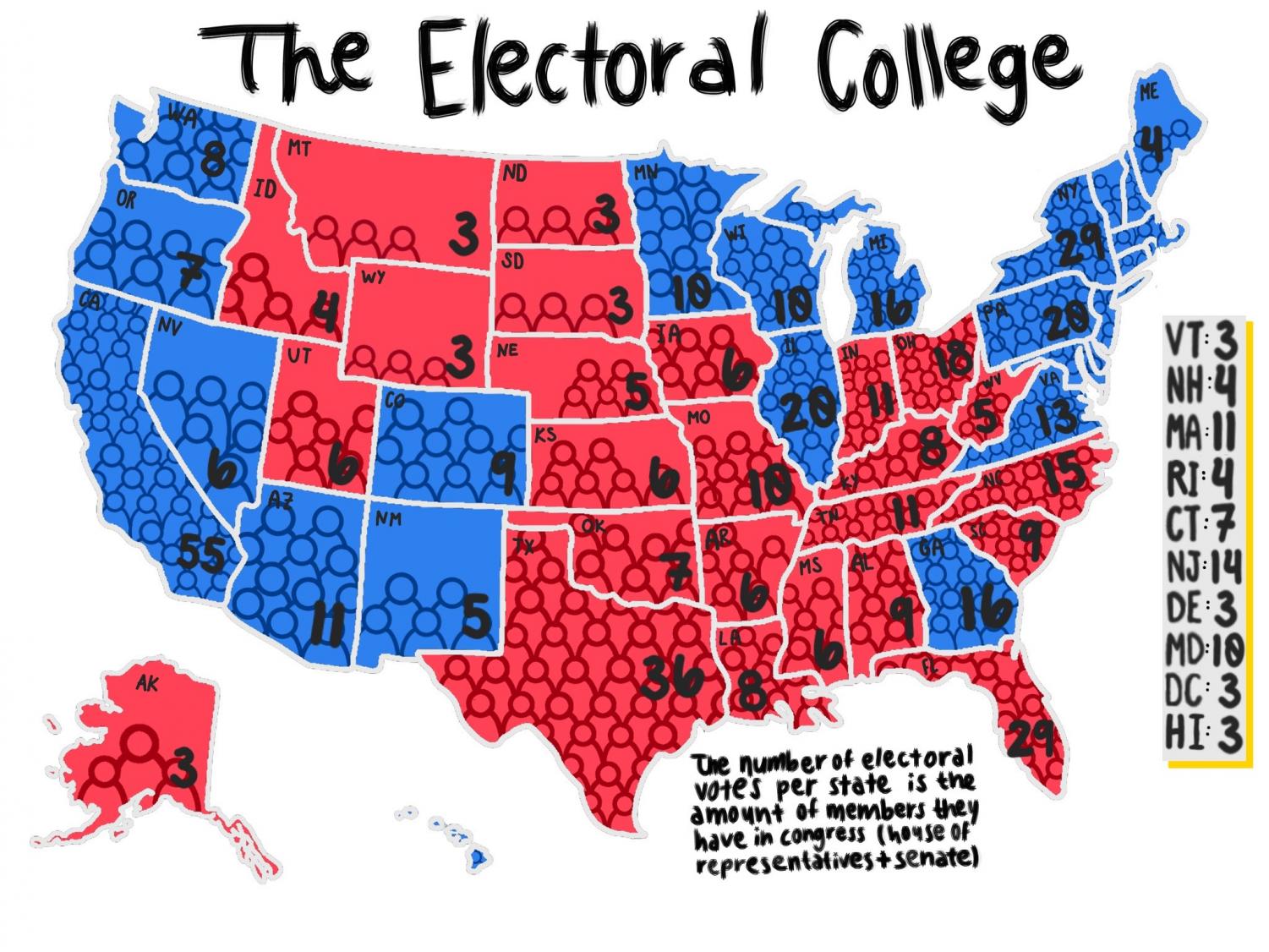 United States Electoral College Map