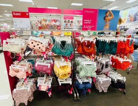 The Brea Target displays some of their newest 2021 swimwear pieces available now.