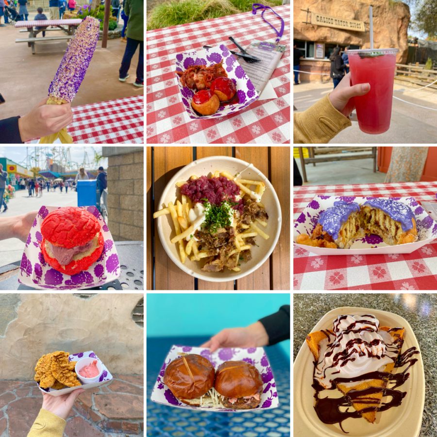 A few of the offerings at Knotts Berry Farms annual Taste of Boysenberry event. The festival runs until May 2 at the Buena Park theme park. 
