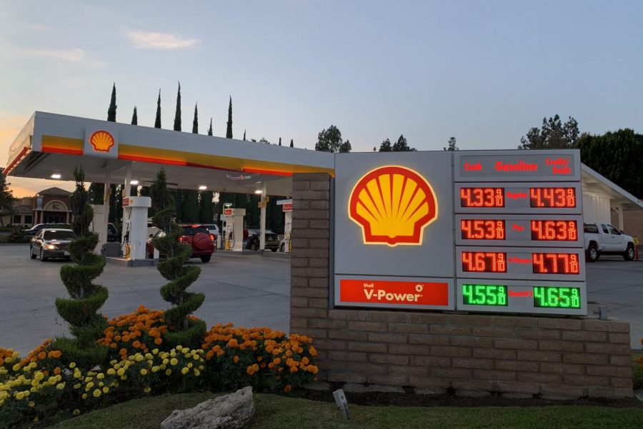 At Shell gas station, prices in November were significantly cheaper than now. As Christmas approaches, prices are reaching $4.50 and affects students negatively. 
