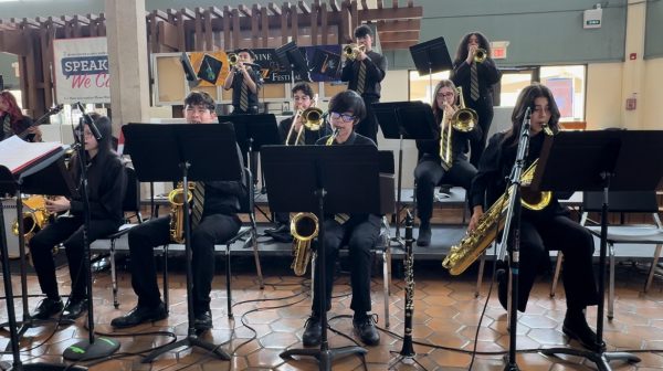 BOHS Jazz Club performs at the Irvine High School Jazz Festival on March 16.