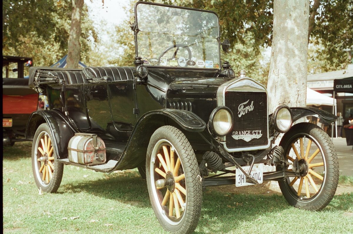 Dotting the baseball fields at the Brea Sports Park were vehicles from the 1920s, including a 1924 Ford Model-T.