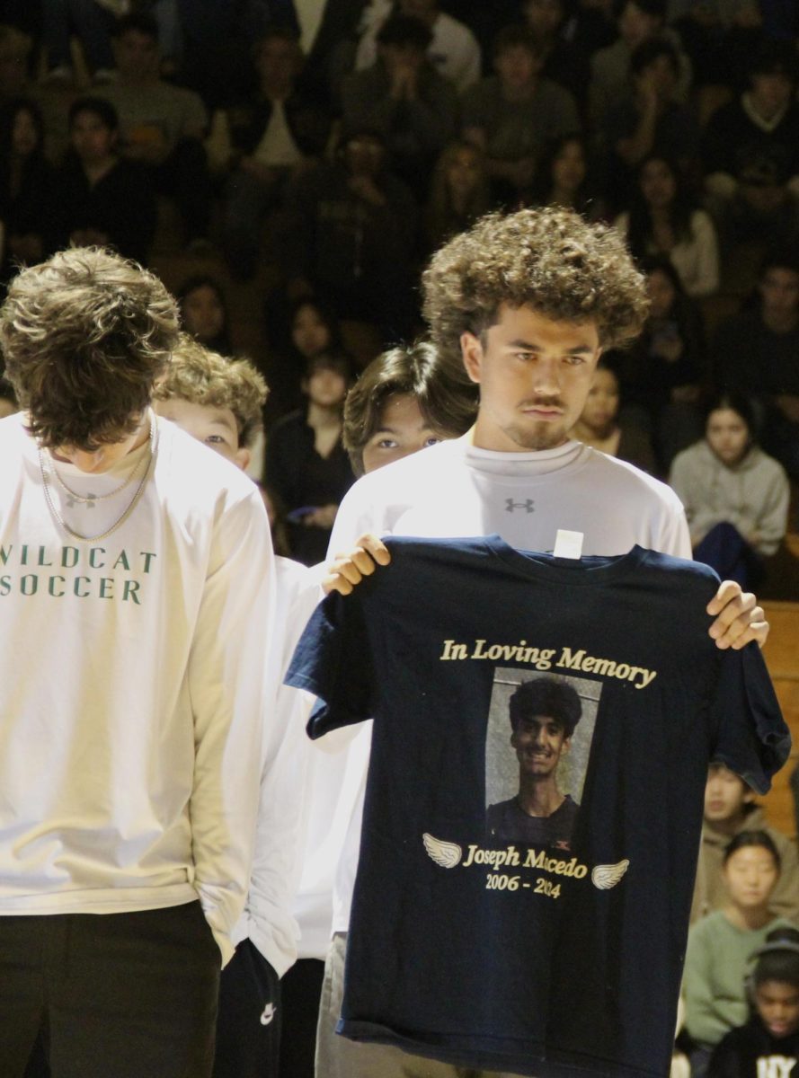 Steven Donoso ('26) and the Wildcats soccer program pay tribute to late teammate Joseph Macedo ('25). 