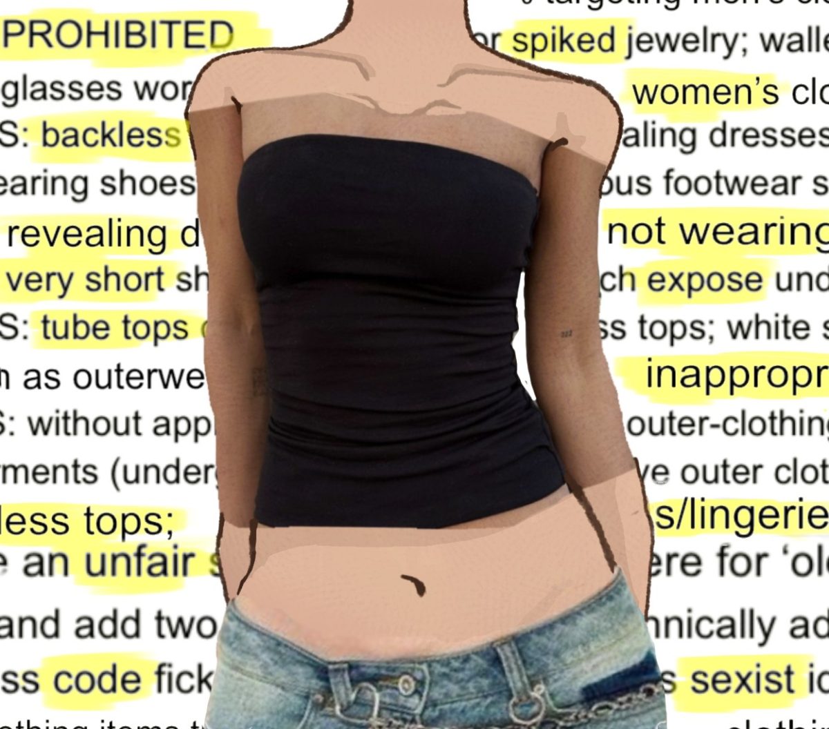 Brea Olinda High School's dress code includes many violations specific to women's clothing, including tube tops, which have been a target of BOHS administrators this school year. 