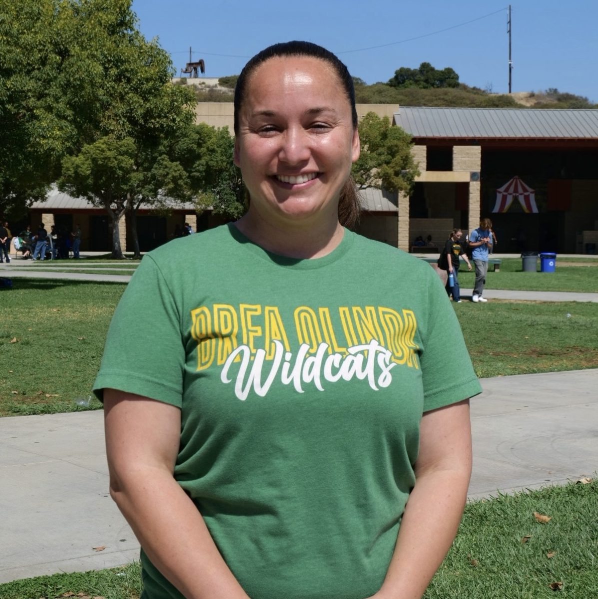 History teacher Kate Caprine, BOHS Class of 2002