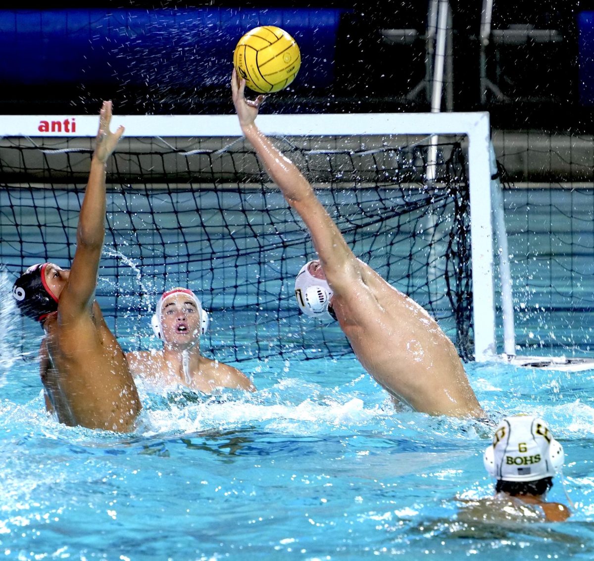 Kyle Franks ('26) intercepts a pass against Troy High School in Fullerton Oct. 22. The Wildcats defeated the Warriors, 14-11, and advanced to the first round of CIF-Division 3 playoffs.