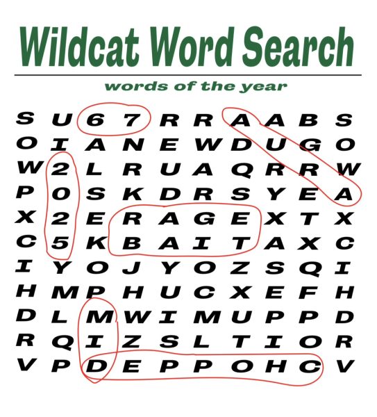Due to its pervasiveness online and in teen culture, and its appropriateness for the times we live in, "ragebait" is the Wildcats' 2025 word of the year.