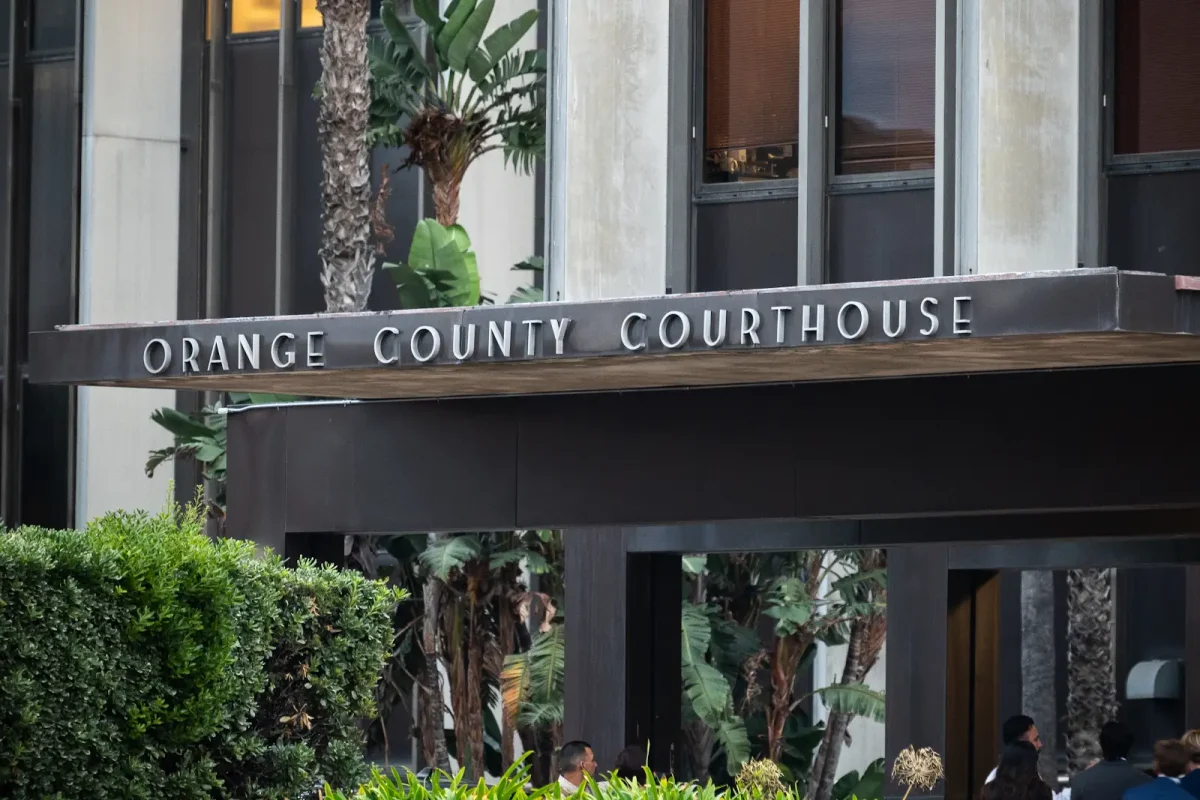 The Superior Court of California in Santa Ana, the site of Clarke's hearings.