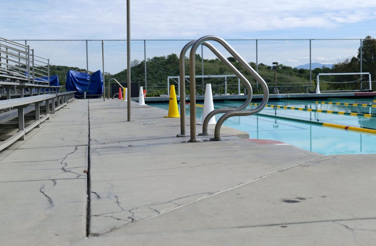 BOHS’s 25-yard pool, built in 1989, has sustained displacement between deck panels and cracked concrete. A new 40-meter pool and repaired pool deck are part of BOUSD's 
planned facilities upgrades for BOHS. 